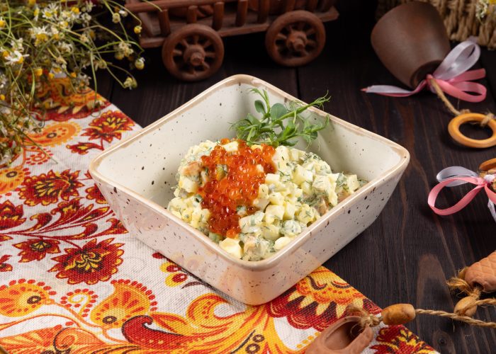 С-т "Купеческий" с сёмгой и красной икрой 220гр.