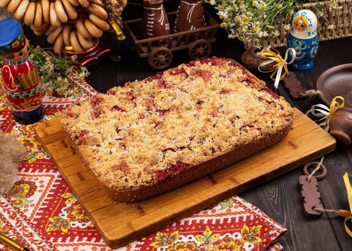 Пирог с сухофруктами 100гр.