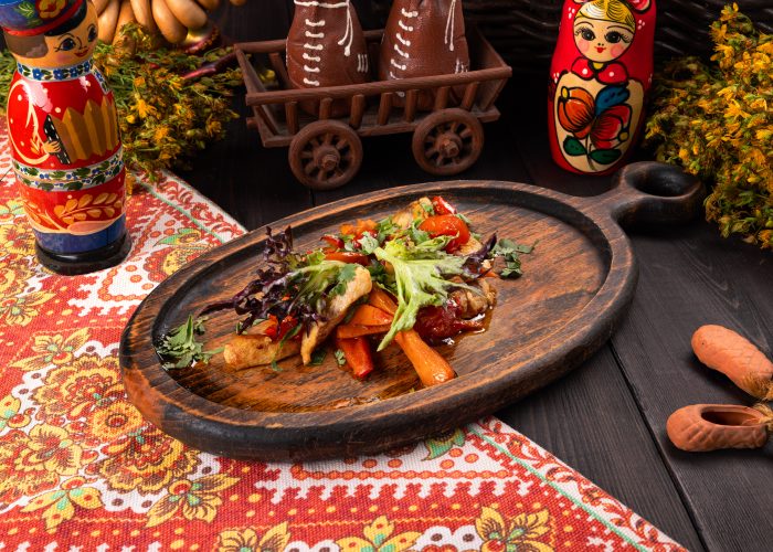 Куриное филе с овощами 200гр.