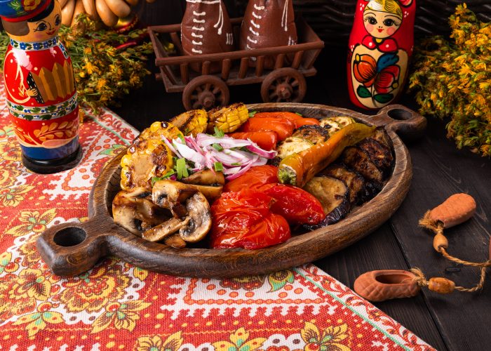 Овощи печёные на камне 515гр.