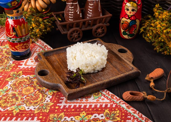 Рис с белыми сибирскими грибами 200гр.