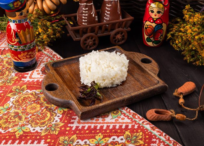 Рис с белыми сибирскими грибами 200гр.